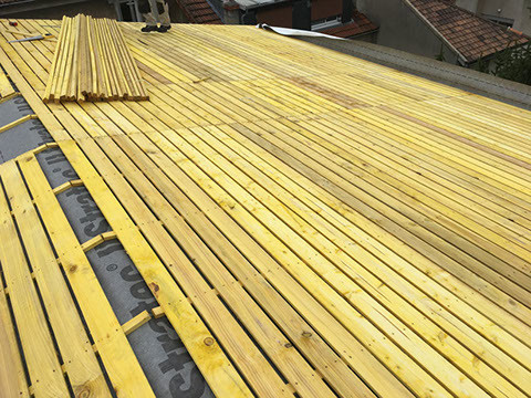 Rénovation d'un toit