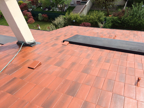 Toiture en tuiles entièrement rénovée